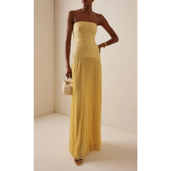 Alexis Yellow Sunniva Dress Medium - Picture 2 of 14